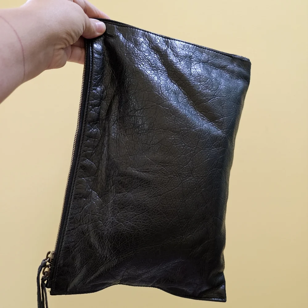 Balenciaga 2015 Lambskin Motocross Classic Zip Around Flat clutch bag - Picture 9 of 17